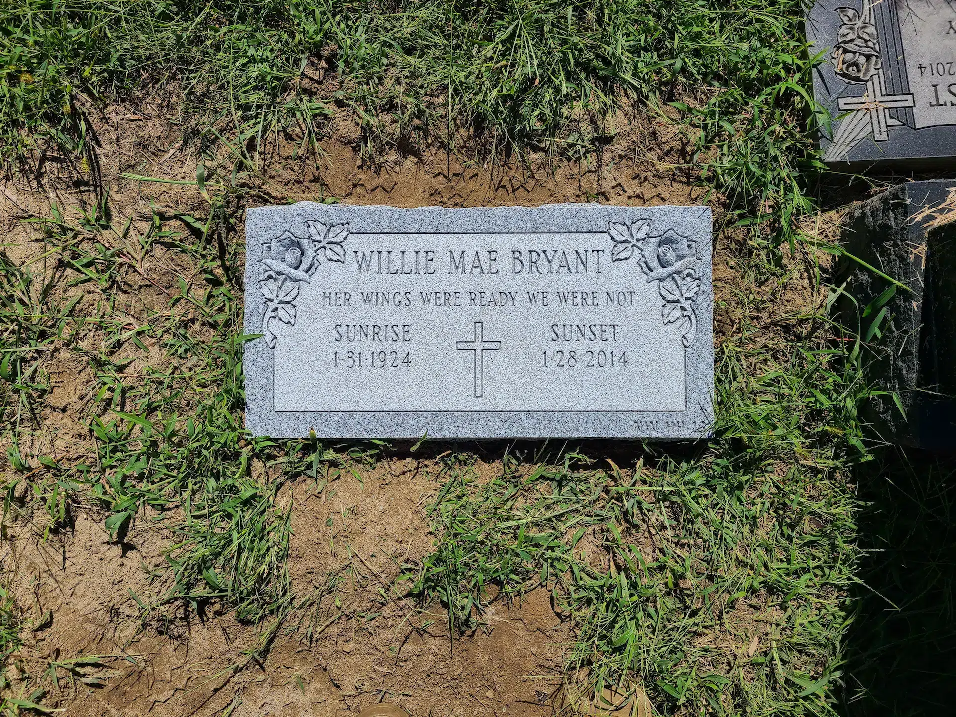 Granite Grave Marker (local) hand-carved by Marker Finder in NJ — image 5